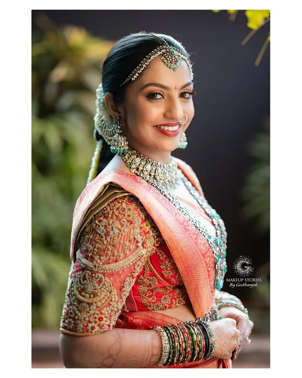 A beautiful, happy bride. This portrait of Likitha captures the radiant glow and confidence that I aim to give every client on their wedding day.