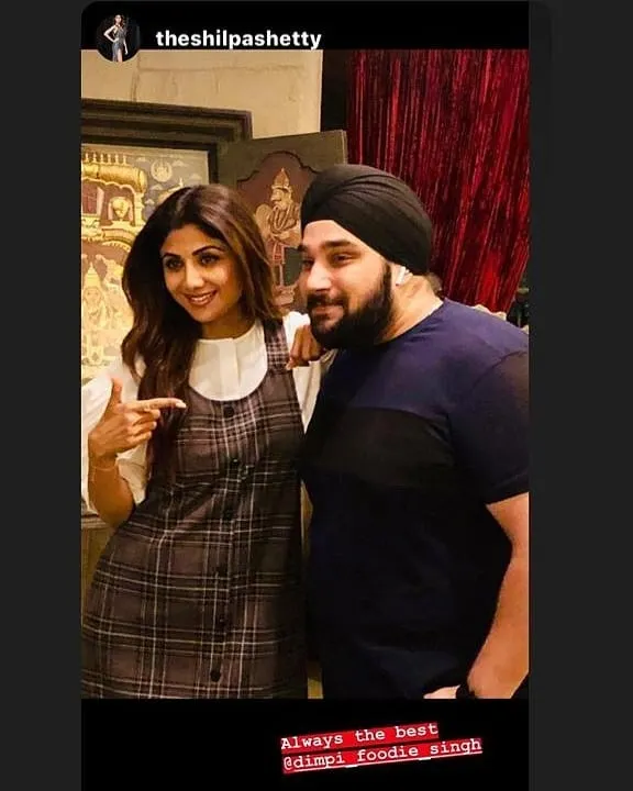 A moment with the lovely Shilpa Shetty, who has consistently trusted us with her events. Her appreciation for our food and service is a testament to our team's dedication.