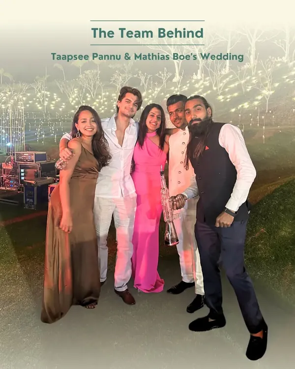 It was an honor for our team to be a part of actress Taapsee Pannu's wedding. We take pride in crafting delicious cocktails for such special and memorable celebrations.
