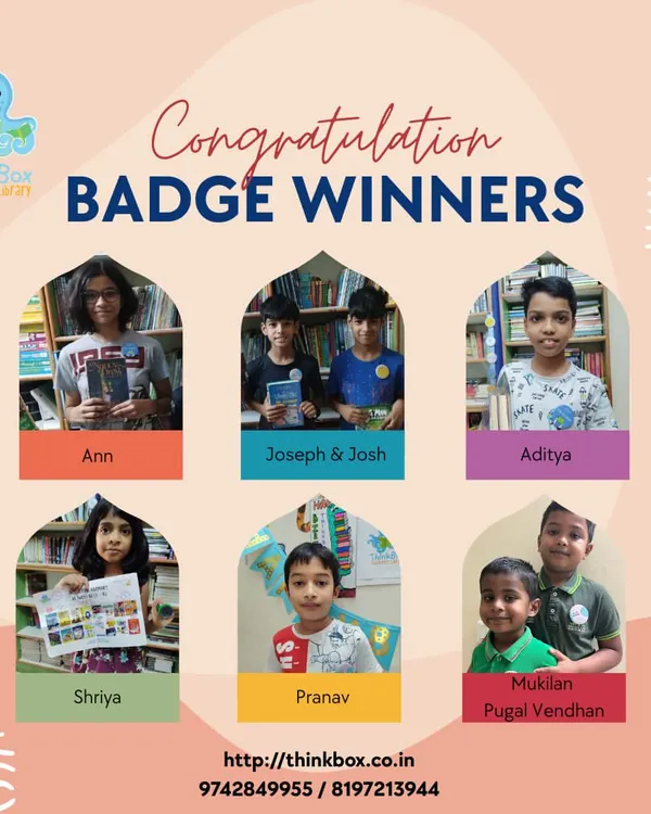 A huge round of applause for our amazing badge winners! From Star Readers to those who have read 50 or 100 books, we are so proud of your dedication and love for stories.