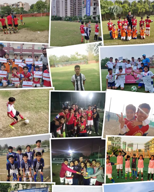 A collage of memories from our time on the field. From training sessions to tournament victories, these pictures capture the spirit and journey of our Young Dynamos family.