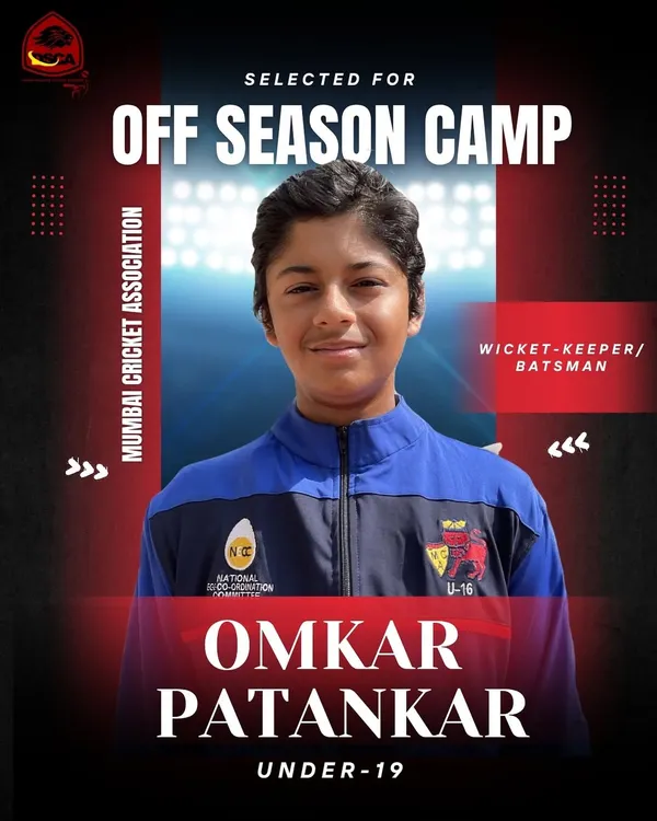 This is what hard work looks like. Omkar Patankar, one of our dedicated wicket-keeper batsmen, was selected for the Mumbai U-19 Summer Off-Season Camp. He has the vision behind the stumps and the fire with the bat. We are proud to see him get recognized.