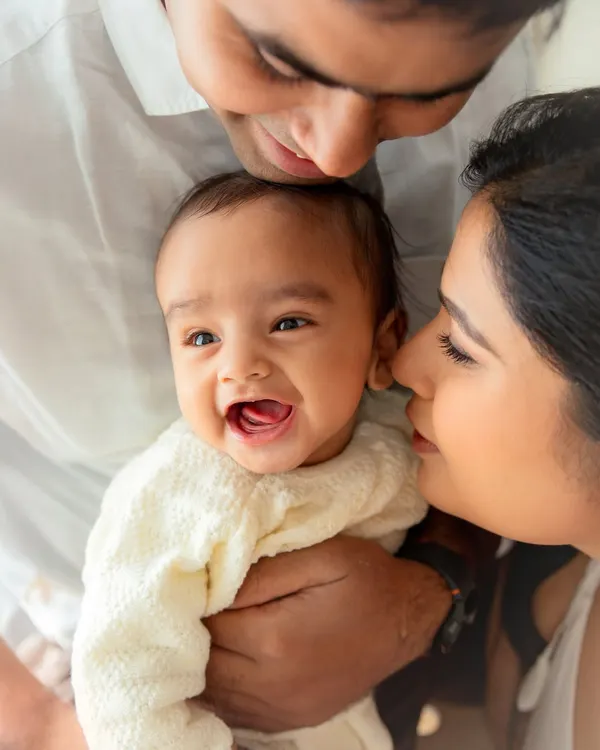 This is the magic I live for. A beautiful family lost in a moment of pure love for their sweet baby, captured in soft, natural light in my studio. These are the memories that become your most treasured heirlooms.