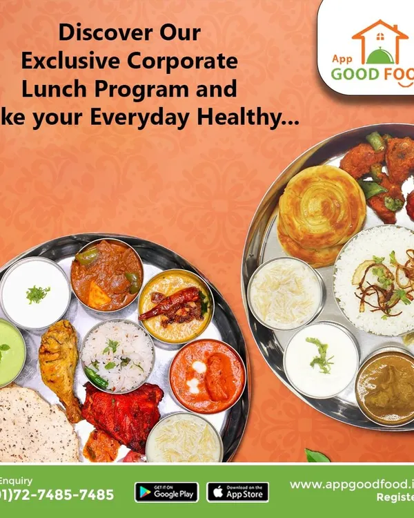 Healthy food leads to healthy employees and a healthy business. Our corporate lunch program offers exclusive, nutritious thalis to make every workday better.