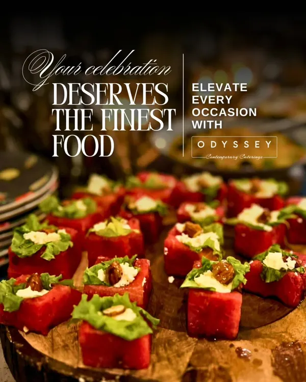 Your celebration deserves the finest food. These refreshing watermelon and feta bites are crafted with passion and plated with purpose, showcasing our creative approach to appetizers.