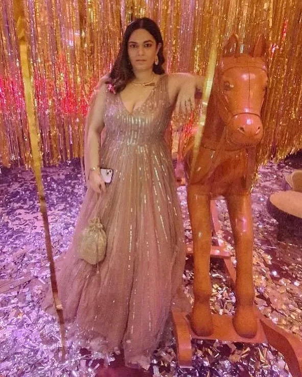 Rewearing my stunning Megha and Jigar cocktail gown for a Diwali party. I believe beautiful pieces are meant to be celebrated again and again, not kept hidden in a closet.