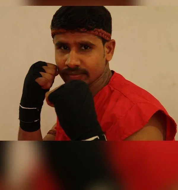 A portrait of me in my Muay Thai gear. This sport is a fantastic way to build discipline, conditioning, and practical self-defense skills.