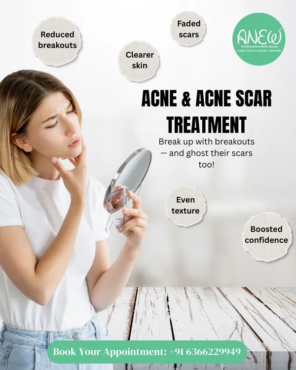 Break up with breakouts and the scars they leave behind. Our comprehensive acne and acne scar treatments are designed to reduce inflammation, fade marks, and even out skin texture, giving you a renewed sense of confidence.