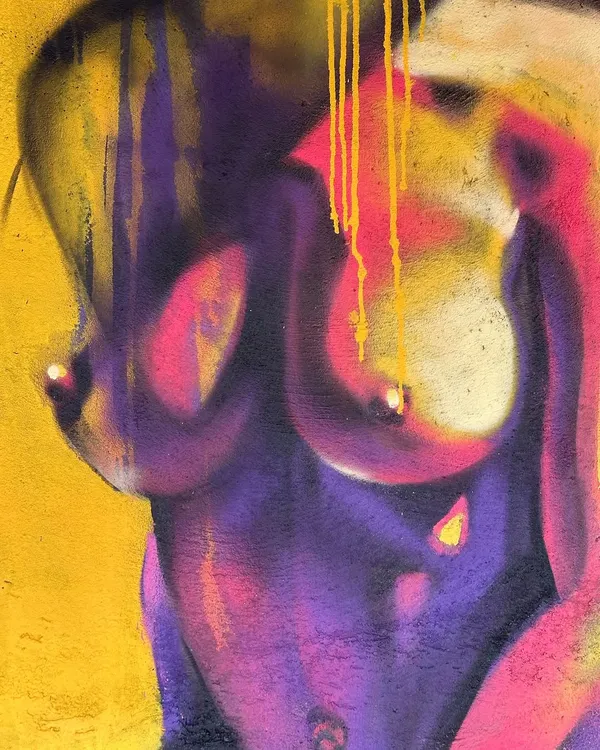 Shape of You. Once a year, I find a spot to paint and capture the beauty of the curves and anatomy of the female body. This is my depiction of how I see it in my head.