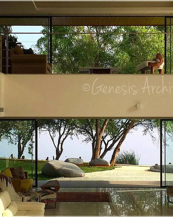 We believe in dissolving the boundaries between indoors and outdoors. This Zen landscape project uses expansive glass walls to make the garden an integral part of the living space, creating a seamless flow and a constant connection to tranquility.