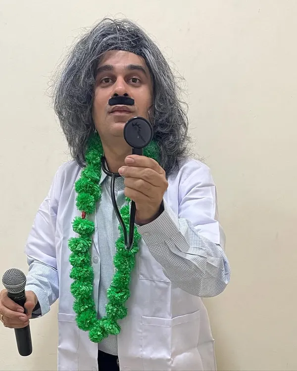 For a dose of laughter, I can make a surprise appearance as Dr. Mashoor Gulati. This character act is a great way to entertain guests during the reception.