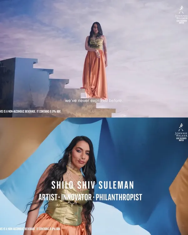 Stills from our work on a Johnnie Walker commercial. This project utilized our LED wall and lighting services to create a series of vibrant, ethereal backdrops for the featured artists.