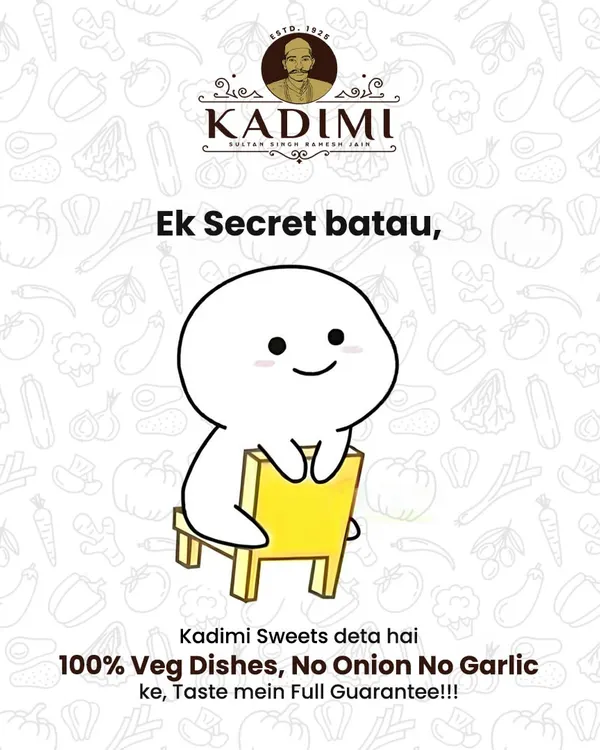Here is our secret: we provide 100% pure vegetarian dishes with no onion and no garlic, but with a full guarantee on taste. We never compromise on flavor.