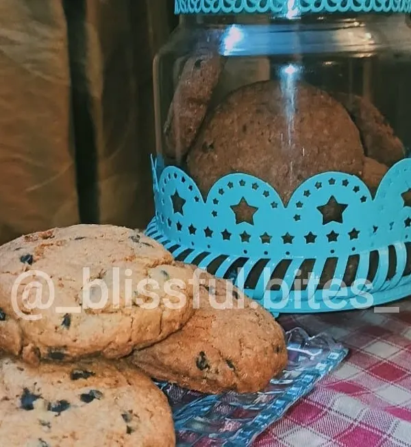 A fresh batch of my homemade choco-chip cookies. They are perfectly crunchy on the outside and soft on the inside, just like a cookie should be.