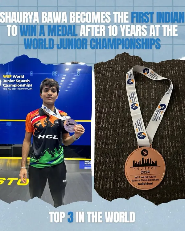 This is what we work for. Shaurya Bawa made history, becoming the first Indian in a decade to win a medal at the World Junior Championships. This is a testament to our process and the relentless hard work of our players and coaches.