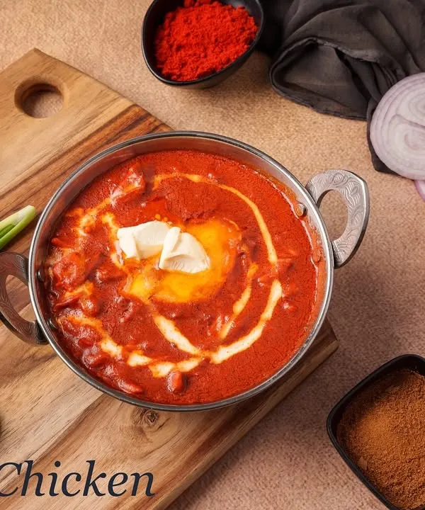 Our Butter Chicken is a classic for a reason. We cook tender tandoori chicken pieces in a rich, creamy tomato gravy that is mildy spiced and full of flavour.