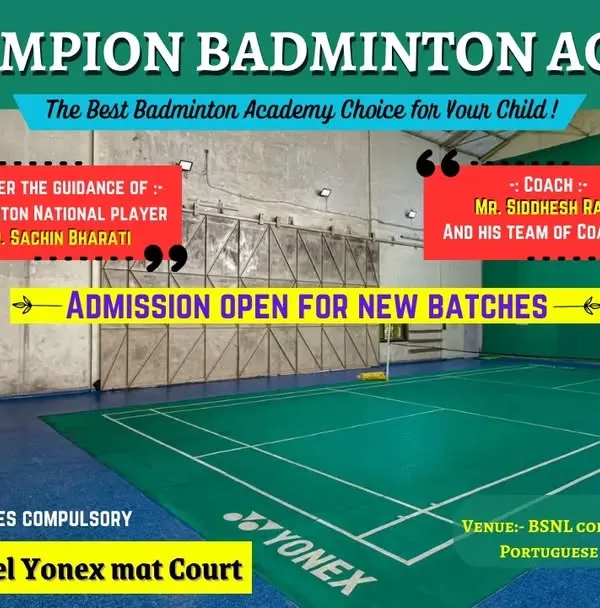Admissions are open for new batches at our Dadar center. We offer a complete program covering on-court skills and physical training on an international-level Yonex mat court.