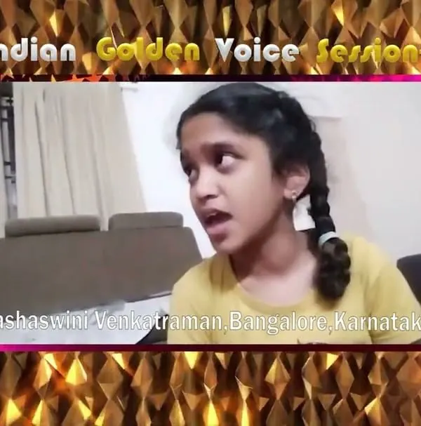 I am so proud of our student Kumari Yasaswini, a child with special needs, whose beautiful singing was selected for the "Indian Golden Voice Singing Competition." This is what our academy is all about: nurturing talent and providing a stage for everyone.