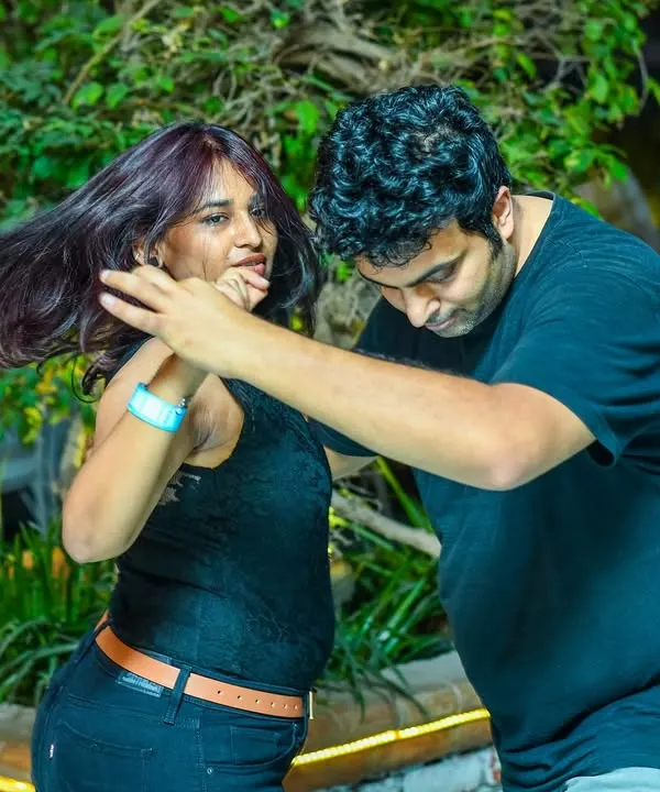 The energy of a perfect spin! At La Rumba, it's all about these moments of connection and flow on the dance floor.