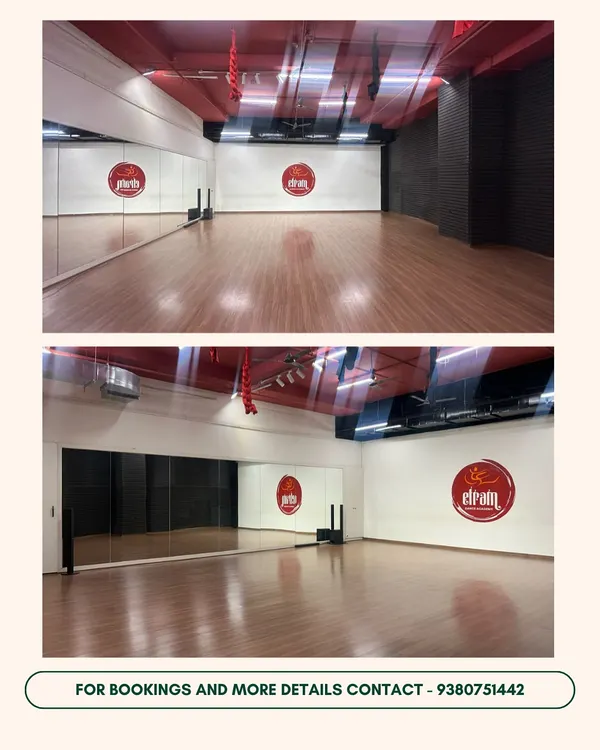 This is the heart of our academy, a clean, open space ready for your vision. The professional-grade wooden flooring and full-length wall mirror provide the perfect foundation for any dance style, fitness class, or creative workshop.