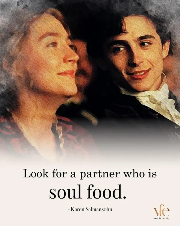 Are you searching for a partner who is just eye candy, or one who provides soul food? I guide you to look beyond the surface and find a connection that truly nourishes you.