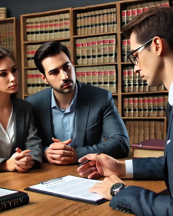 In a legal consultation, my focus is on understanding the details of your case. This image shows the focused nature of our discussions, where we review documents and evidence to build a strong legal strategy tailored to you.