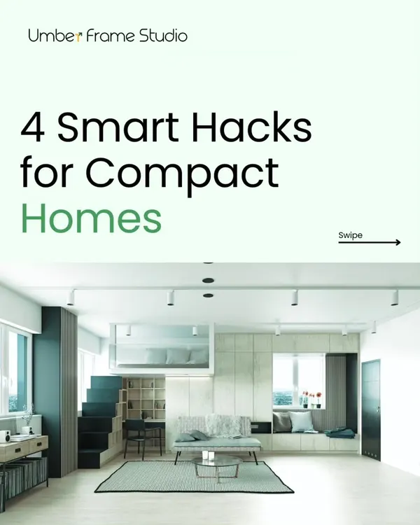 Living in a compact home doesn’t mean compromising on style. Here are 4 smart hacks to maximize your space while keeping it elegant.