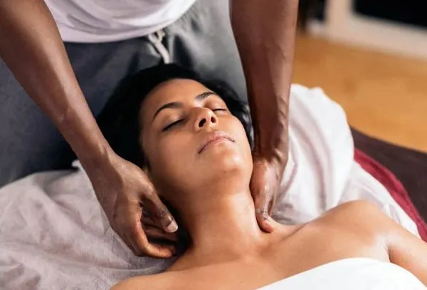 I focus on helping you release tension, especially in the neck and shoulders where stress often builds up. This gentle relaxation massage is perfect for calming your mind and body.