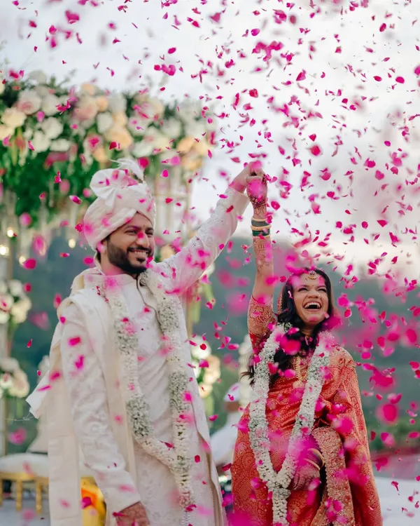 This is what it's all about. Pure, unfiltered joy. Shweta wanted to look like herself, just glowing a little brighter, and her radiant smile says it all. This is the kind of happiness I strive to create for every single one of my brides.
