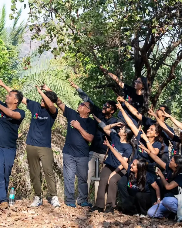 The joy of connecting with Mother Nature during our Sadhana Retreat. Nature is a great healer and a mirror that reflects our true selves.