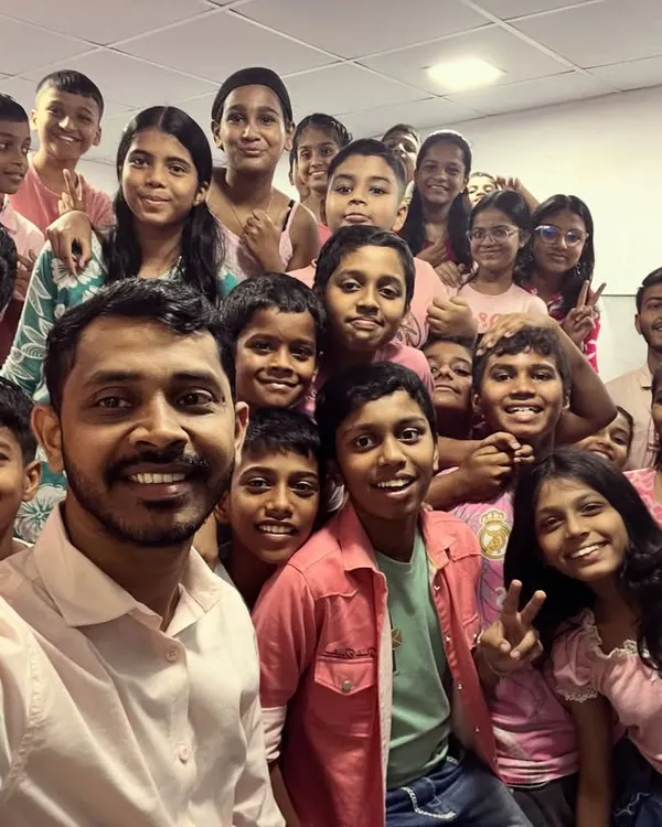 This is the Sai Classes family. Here, I take a selfie with my students during our Navratri color-themed celebrations. We believe that learning and joy go hand in hand, creating a positive environment where everyone feels like they belong.