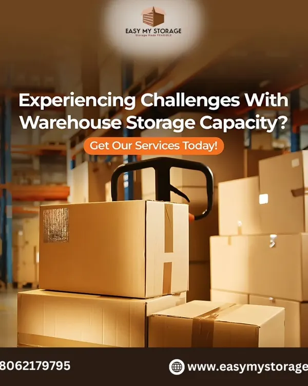 Experiencing challenges with warehouse storage capacity? This image of neatly stacked boxes in our facility shows how we provide secure and reliable solutions for your business inventory.