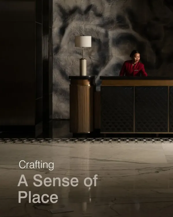We believe a hotel lobby should be more than a waiting area; it should be an introduction to a destination. At the Soaltee Hotel in Kathmandu, we crafted an arrival experience where a sculptural wall echoing the Himalayas meets refined, contemporary design, giving guests a true sense of place from the moment they step inside.