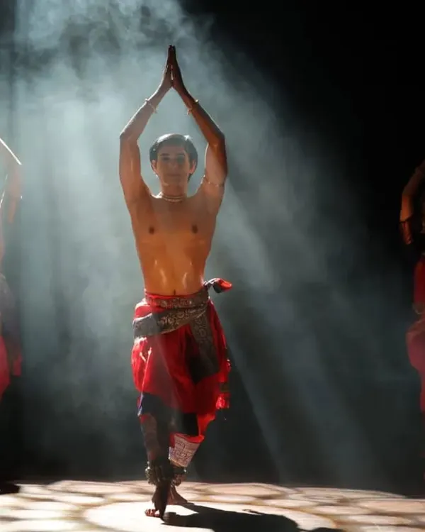 This is the art form that is my lifeblood. This image captures a moment from my performance at the Kavi Pranāmam festival, an event I organized to celebrate the works of great Indian poets through dance.