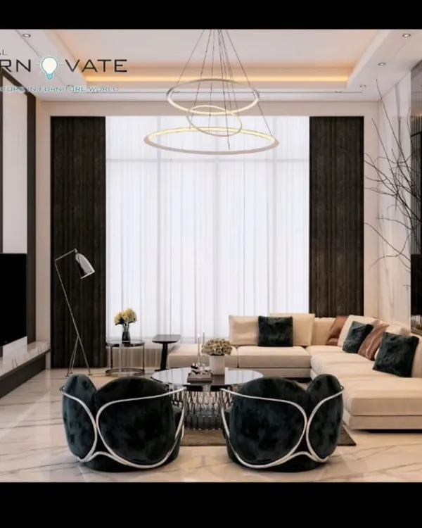 We believe your living room should be a masterpiece of comfort and style. This space showcases our expertise in creating luxurious, open-plan interiors with marble flooring, sophisticated lighting, and custom furniture that invites relaxation and conversation.