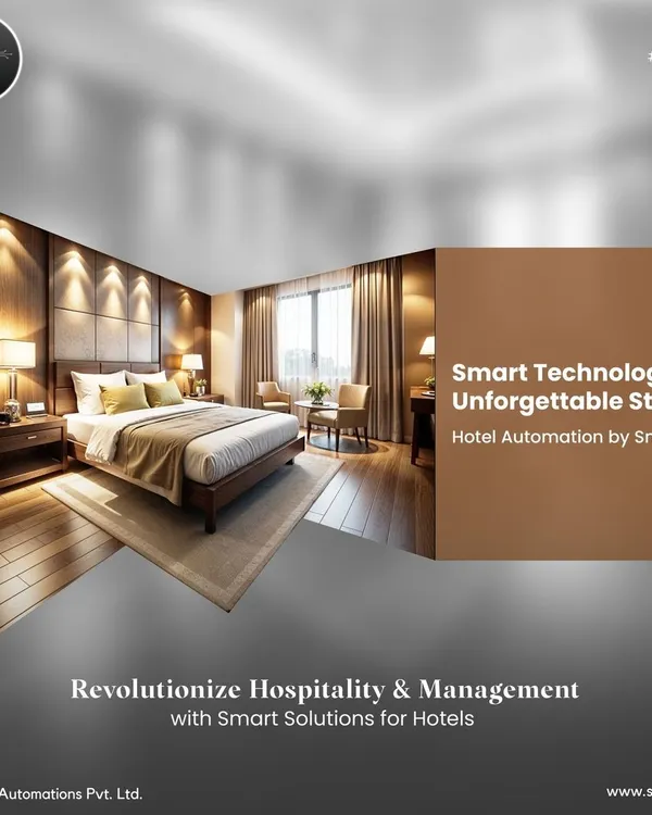 We help revolutionize hospitality management with smart solutions. Imagine a guest's room automatically setting the perfect temperature and lighting upon check-in. This is the level of comfort and efficiency we bring to hotels.