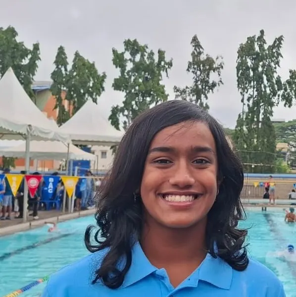 Meenakshi Menon, who competed in the 5km Open Water event at the World Aquatics Championships.
