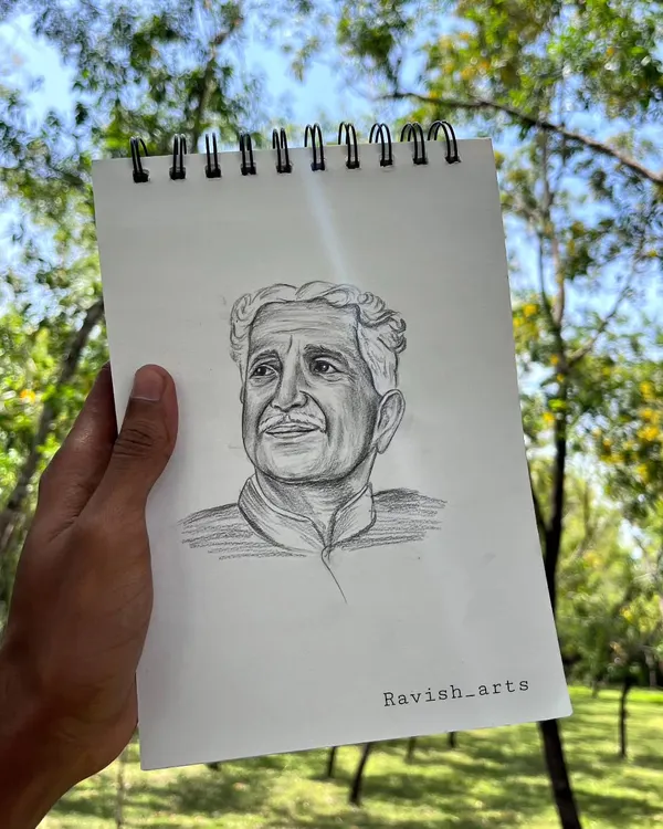 A pencil sketch tribute to Rashtrakavi Kuvempu. His words are an inspiration, and this is my small way of honoring his immense contribution to Kannada literature and culture.