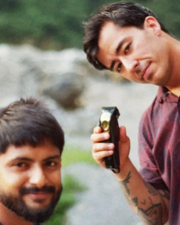 A throwback to 10 years ago with my mentor, Miguel. This meeting was the start of a journey that led to us becoming business partners and opening Nomad Barber Mumbai together.