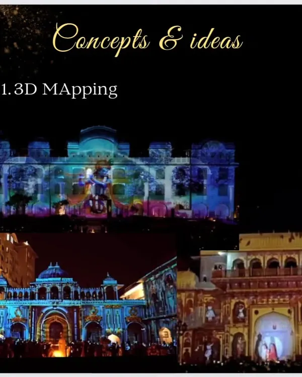 Make your jaimala ceremony unforgettable with 3D projection mapping. We can transform the wall of your venue into a dynamic, magical backdrop that tells your story, creating a truly grand and unique experience.