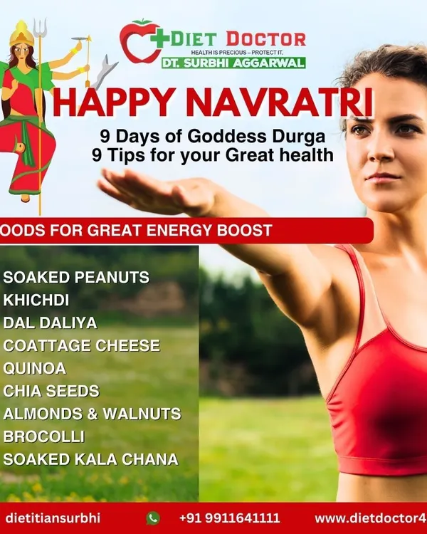During Navratri, maintaining your energy is crucial. This guide lists 9 foods for a great energy boost, including soaked peanuts, khichdi, quinoa, and soaked kala chana, perfect for your fasting period.