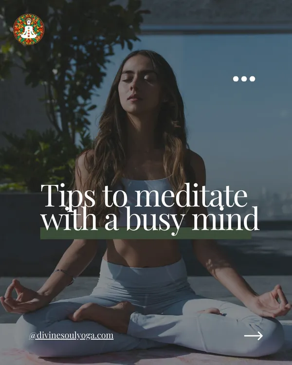 Feeling like your mind is too busy to meditate? This is a common challenge, and we have practical tips to help you get started.