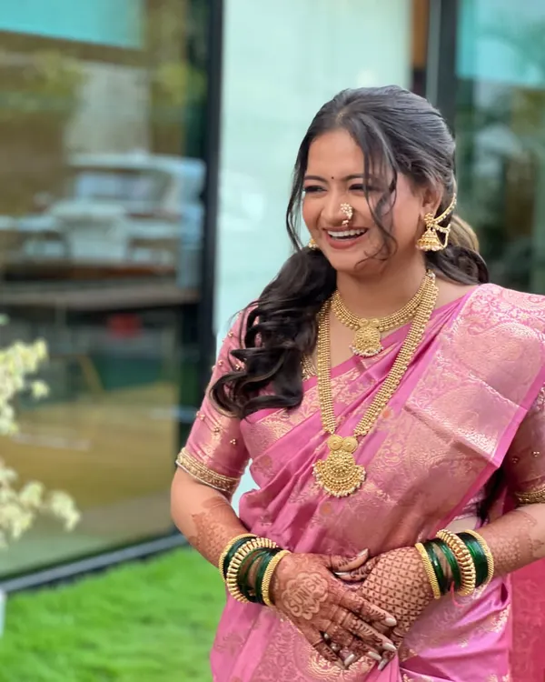 Happy brides are the prettiest! My bride Shruti's infectious laughter during her engagement shoot says it all.