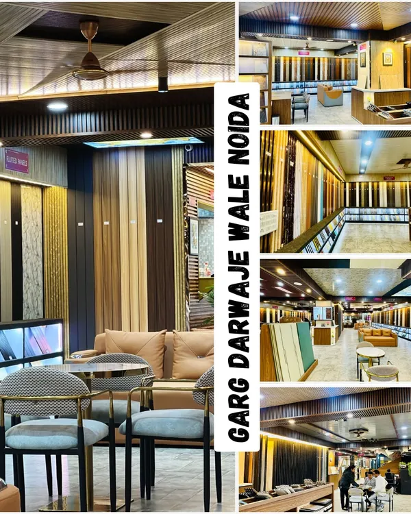 Welcome to my showroom in Noida. This collage gives you a glimpse of the huge variety of WPC louvers, PVC panels, and modern designs I offer to transform your home.
