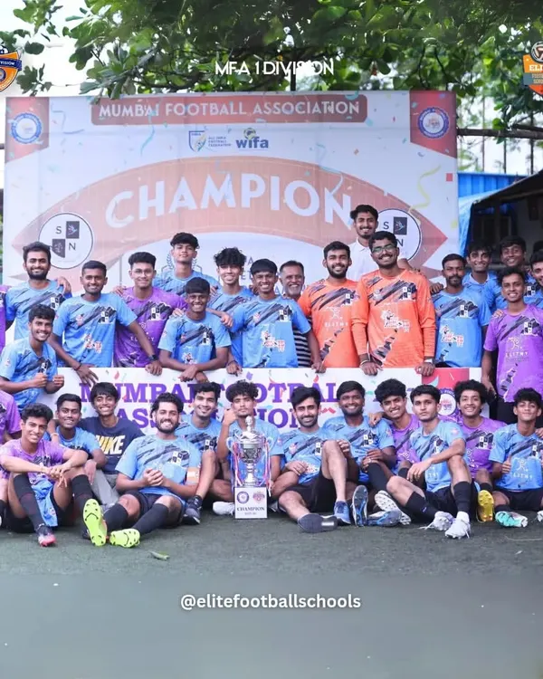 Champions of the MFA 1st Division! A proud moment for our entire academy as our team lifts the trophy, a culmination of a season filled with hard work, unity, and an unbreakable will to win.