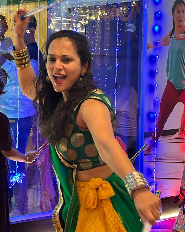 The pure joy of a Garba performance. I focus on expressions and energy to make every dancer shine during their sangeet or Navratri event.