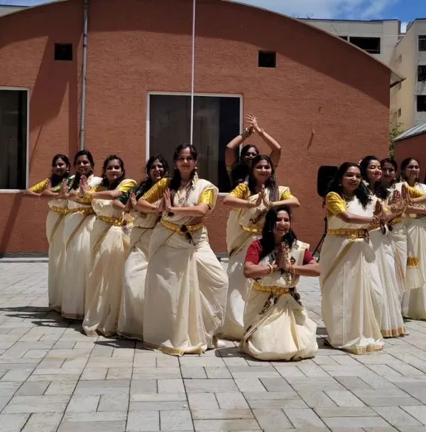Leading a group of women in a traditional Onam performance. It was my first time choreographing for this beautiful festival, and I loved the challenge of honoring the culture through dance.
