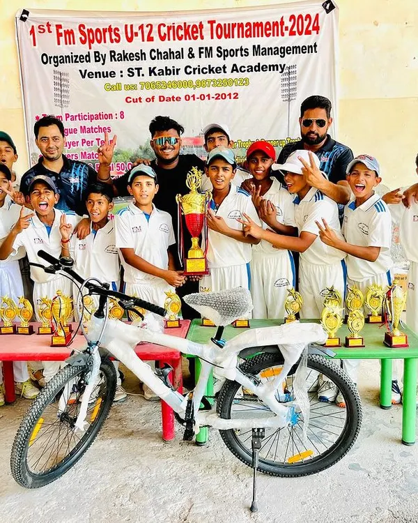 Celebrating another U-12 tournament win. This is our fourth winning trophy this year, a result of the team's consistent hard work and dedication.