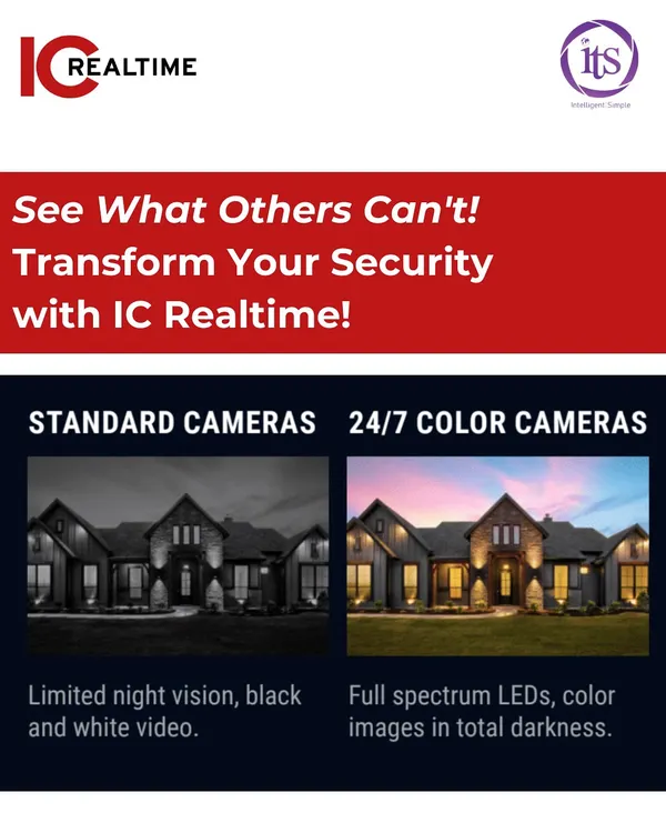 A direct comparison showcasing the power of our 24/7 full-color cameras versus standard black-and-white night vision. See how full-spectrum LEDs reveal crucial details like clothing and environmental colors, even in total darkness.