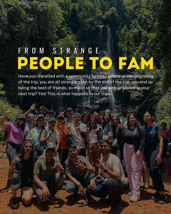 Have you ever traveled with a community where you start as strangers and end as best friends? That's what happens on our trips. This is your sign to join us and find your travel fam.
